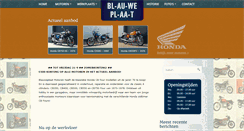 Desktop Screenshot of blauweplaat.nl