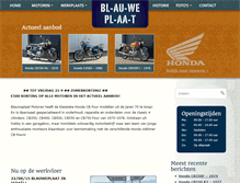 Tablet Screenshot of blauweplaat.nl